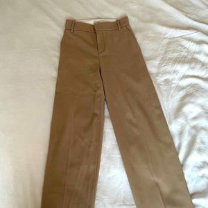 Vince Khaki High-Waisted Trousers I Tan I 00